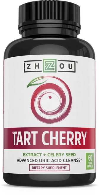 주뉴트리션 타르트 체리 추출물 + 셀러리 씨드 베지 캡슐, 1개, 60정 - 쿠팡