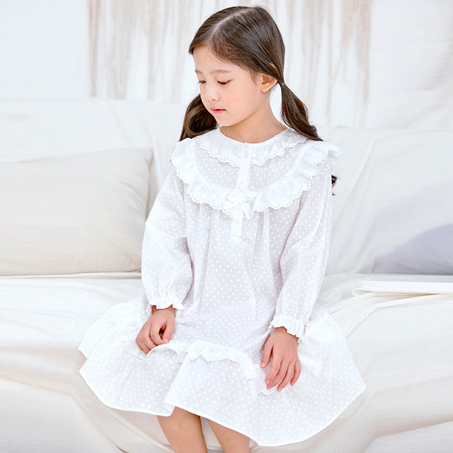 국산 유아 원피스 잠옷 여아 공주 /러블리(아사 순면)