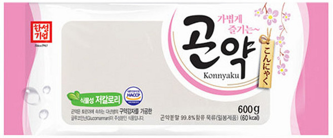 한성기업 가볍게 즐기는 곤약, 600g, 1개