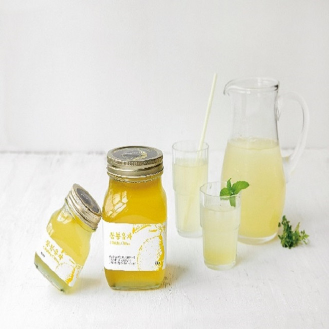 자연을 담은 차통 저온숙성 수제청 통통유자1kg, 1개, 1L