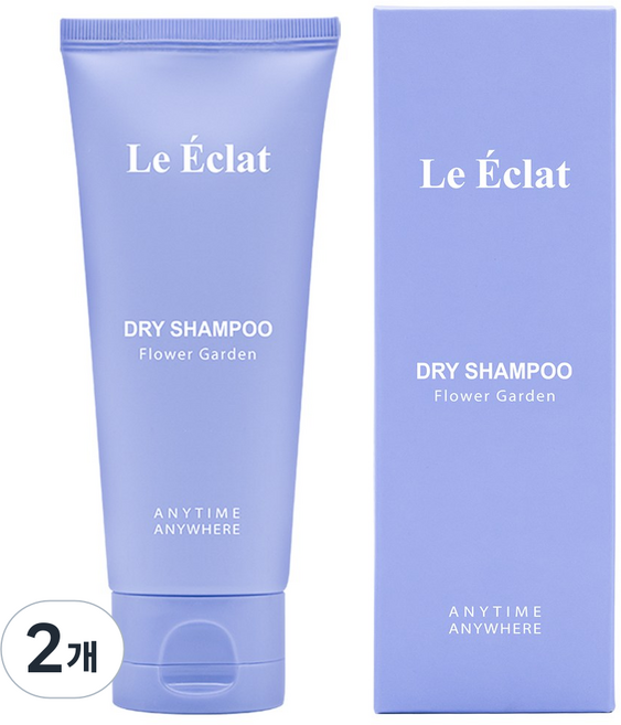 르에끌라 쿨링 드라이샴푸 플라워가든, 2개, 100ml