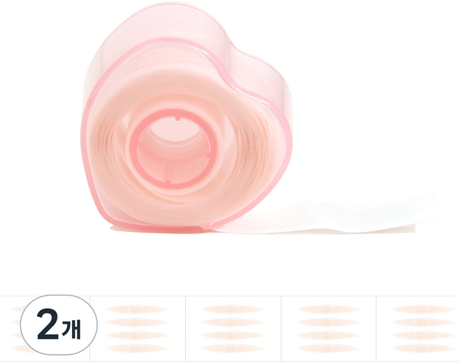 아이엘 레이스 쌍꺼풀 테이프 레이스 쌍테 롤형 KC인증완료 티안나는, 2개, AB002 슬림
