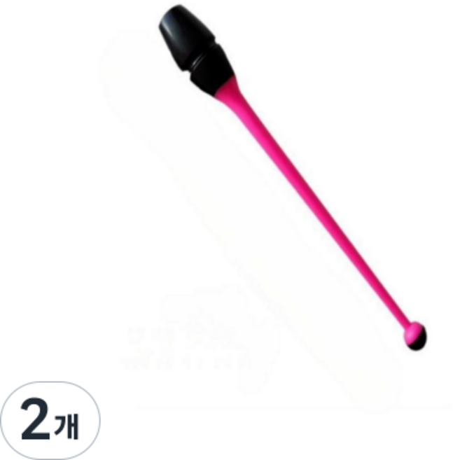 곤봉 체조 공연 저글링 리듬 스틱, 41CM 핑크, 2개