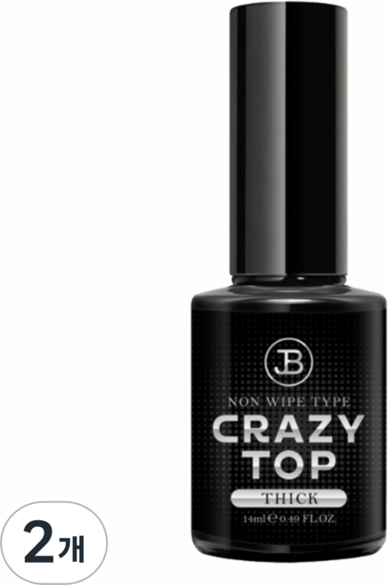 네일처방 그라시아 진비 기초젤 공식판매점, 크레이지 오버레이, 투명, 2개, 14ml