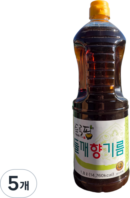 트루팜 업소용 대용량 가성비 들향기름(향미유 40%), 5개, 1.8L