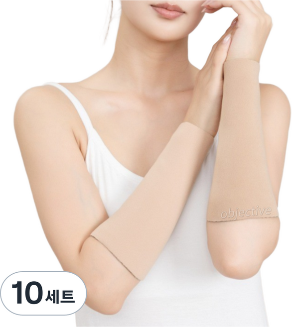 오브젝티브 타투 문신 살색 팔토시 흉터 가리개 팔 압박 저림, 여성용
