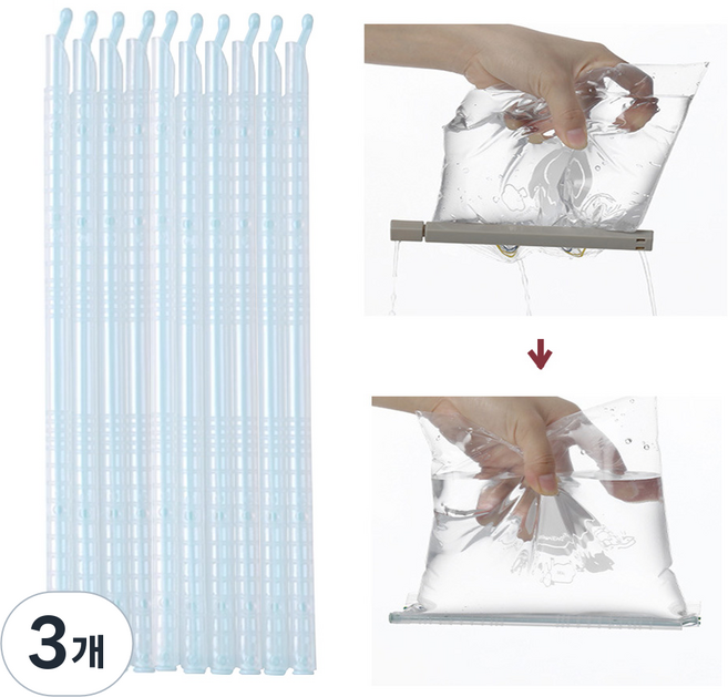 (세트상품) 밀봉막대 밀봉 스틱 집게 클립 봉지 비닐, 3개, 23cm10P, 23cm