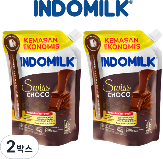 Indomilk cholate condensed milk 인도밀크 초코 연유 1+1, 2박스