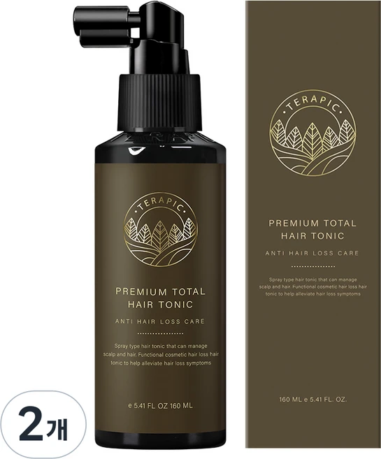 테라픽 프리미엄 토탈 헤어토닉, 160ml, 2개 - 쿠팡
