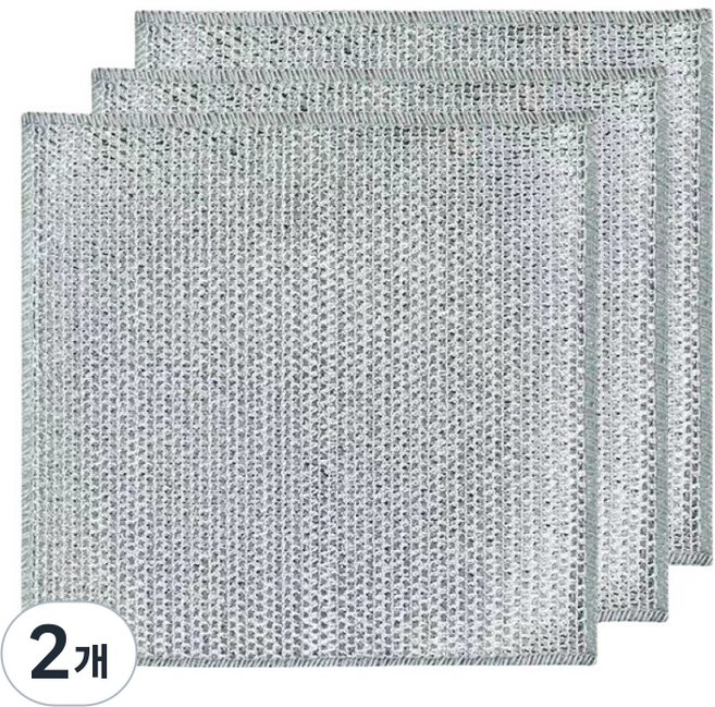 은빛싹싹 노스크레치 대용량 은사 주방 수세미, 2개, 50개입