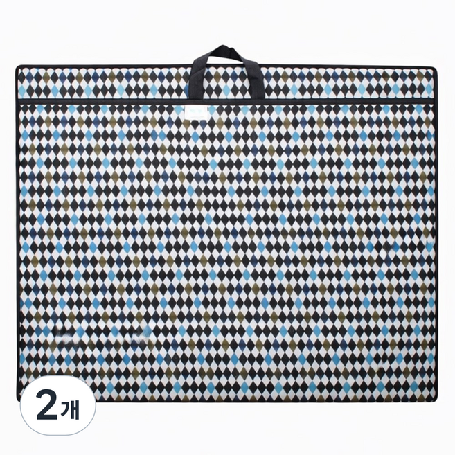 남도공예 교자상커버 밥상커버 3중 누빔 커버, 다이아몬드, 2개