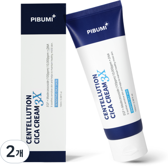 피부미 센텔루션 시카 크림 쓰리엑스 지복합성, 100ml, 2개