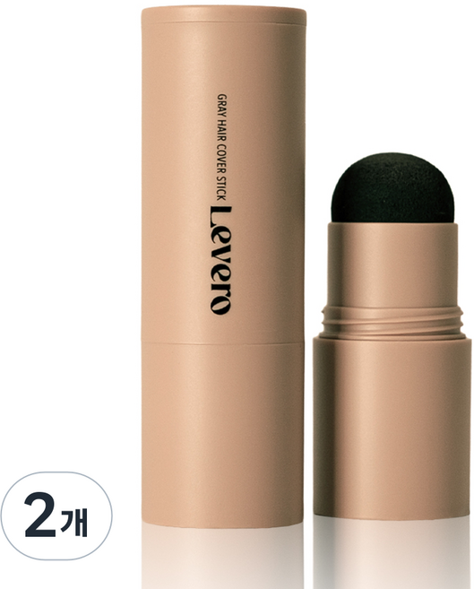 르베로 새치 커버 스틱 4g, 2개, 다크브라운