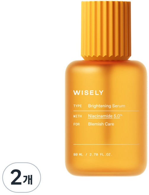 와이즐리 나이아신아마이드 5% 잡티 고함량 미백 기능성 세럼, 2개, 80ml