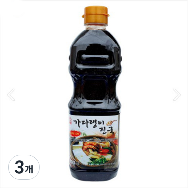 대성식품 가다랭이진국 900ml 농축15배 우동 가쓰오 부시 진국 육수 장국, 3개