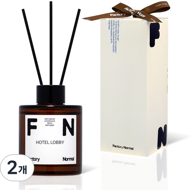 팩토리노멀 갈색병 디퓨저, 2개, 150ml, (BEST/호텔향) 호텔 로비