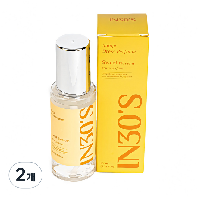 인써티 오드퍼퓸 섬유 향수 드레스퍼퓸, 08.스위트블라썸, 100ml, 2개