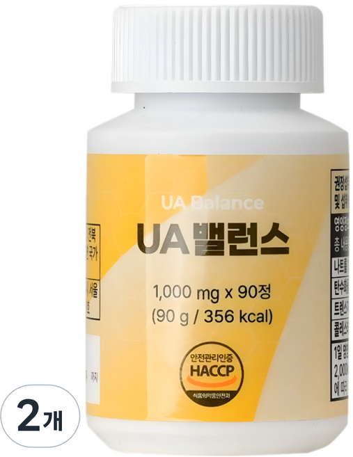 UA밸런스 요산 타트체리 샐러리씨앗 관절 밸런스 케어 포뮬러 컨디션 데일리 관리 영양제 3개월분, 2개, 90정