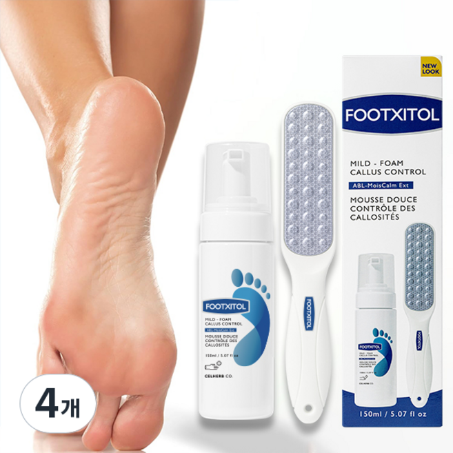 [굳은 각질관리]풋시톨 발각질 제거제, 150ml, 4개, 1개입