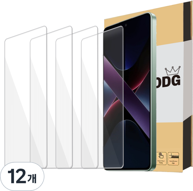 원스디엔 9h 프리미엄 액정방탄유리 필름 세트, 12개