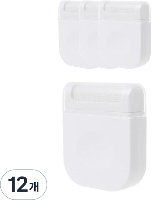 레디박스 휴대용 미니 포켓 만능 보풀제거기, 화이트, 12개