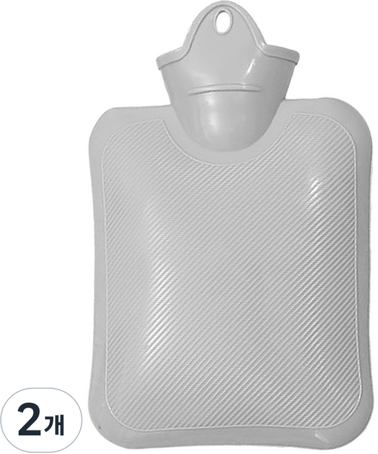 오마이리빙 오래가는 보온 물주머니 핫팩, 2개, 실버그레이2L