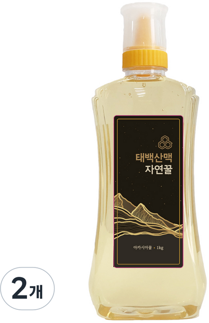 자연에서 온 자연벌꿀 국산 자연산 태백산맥 그린벨트 아카시아꿀, 1kg, 2개