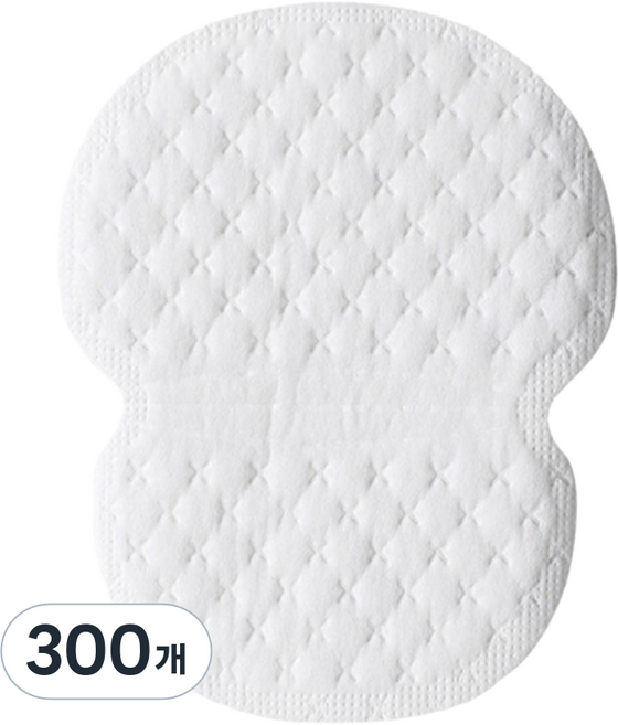 나인밸리 겨드랑이 겨땀 패드, 300개, 화이트
