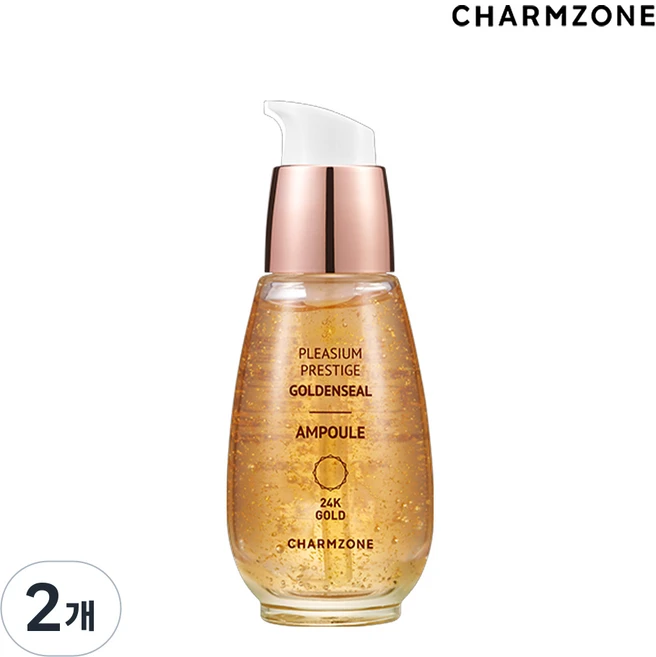참존 NEW 플레지엄 프레스티지 골든실 앰플, 30ml, 2개 - 쿠팡