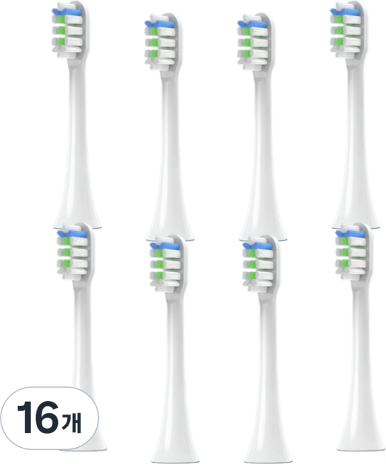 [NMX] 샤오미 수카스 호환용 전동 칫솔모 X3 X5 V1 V2 X3Pro X3U X1, 16개, 호환칫솔모