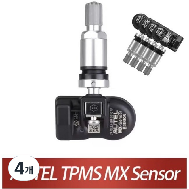 [KC인증/1년보증] Autel TPMS 벤츠 E클래스 W213 BMW G30 메르세데스 등 수입차용 타이어 공기압센서 0009052102, 센서, 4개