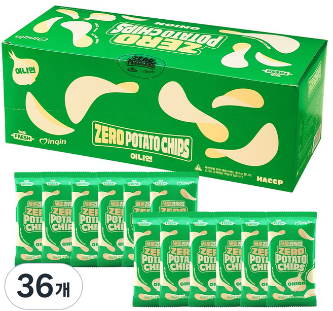 메타프레쉬 제로감자칩 어니언, 35g, 36개
