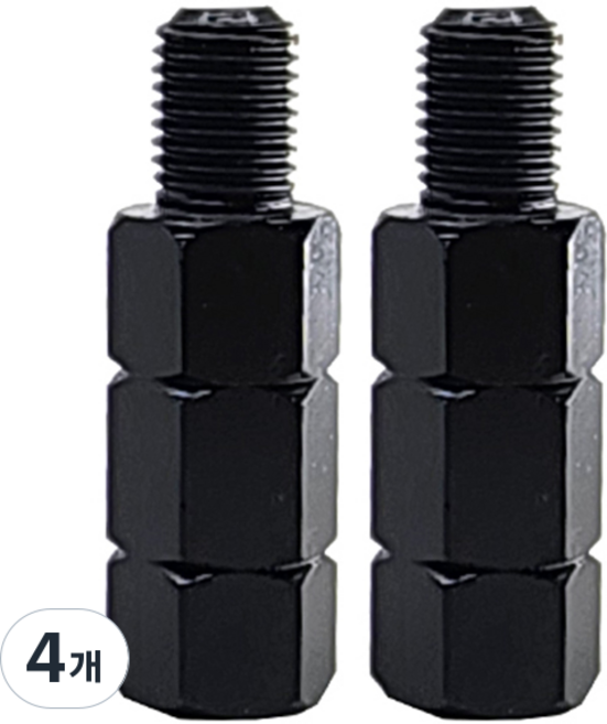 헤드웨이 오토바이 야마하 NMAX 사이드 미러 볼트 역역나사 10mm, 4개