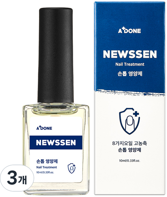 에이플던 뉴센 손톱영양제, 10ml, 3개