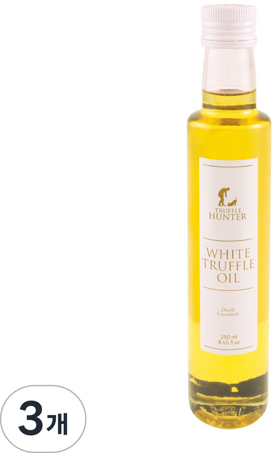 트러플헌터 화이트트러플 올리브오일 2배 농축 (실제 화이트트러플 함유), 250ml, 3개