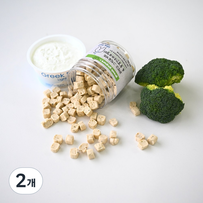 블루테일 코박고 그릭요거트, 2개, 120g, 그릭요거트&동결건조 브로컬리