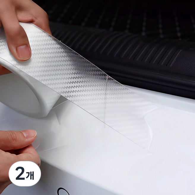 Chamlab 자동차 스크래치 보호필름 PPF, 2개, 02 투명(카본패턴)
