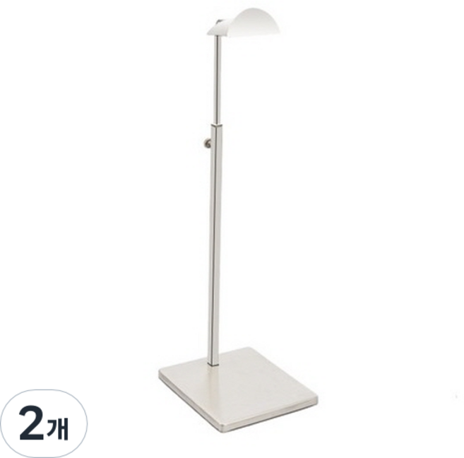 라인스 가방 거치 핸드백 진열대 매장 디스플레이 원스, 2개, 무광실버