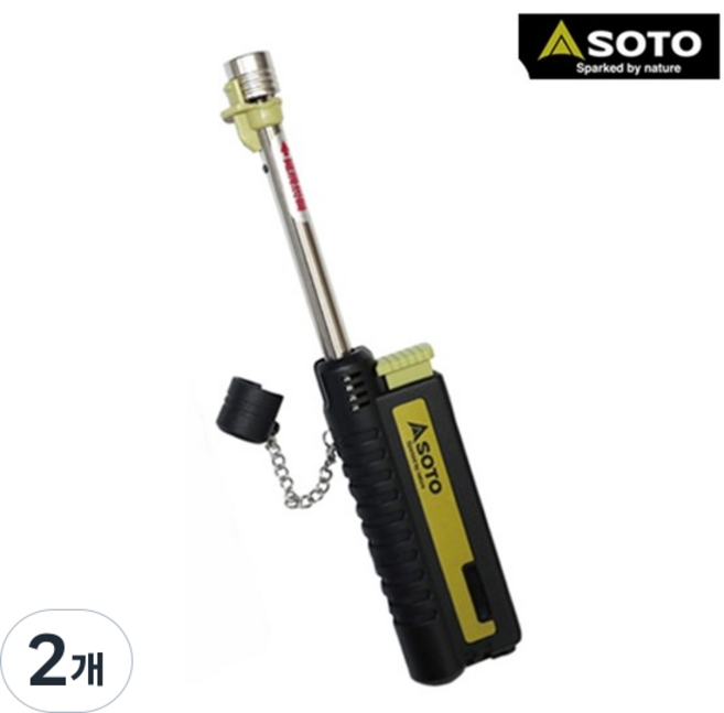 SOTO 슬라이드 가스토치 ST-480, 블랙, 2개