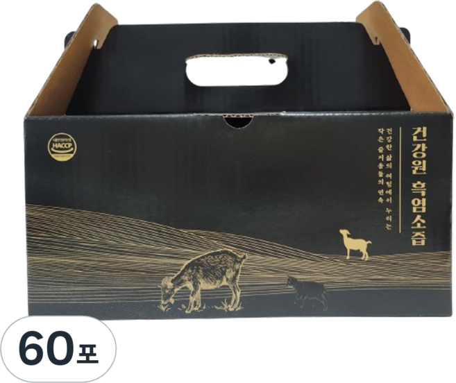 보성식품 흑염소진액 흑염소즙 여주흑염소진액100ml 30포, 100ml, 60개