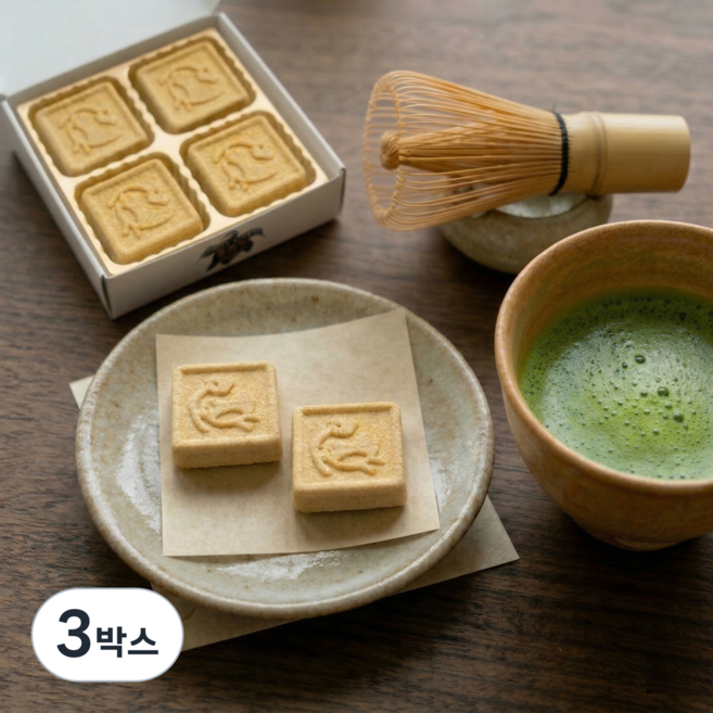 동박새 수제 다식, 3박스, 32g