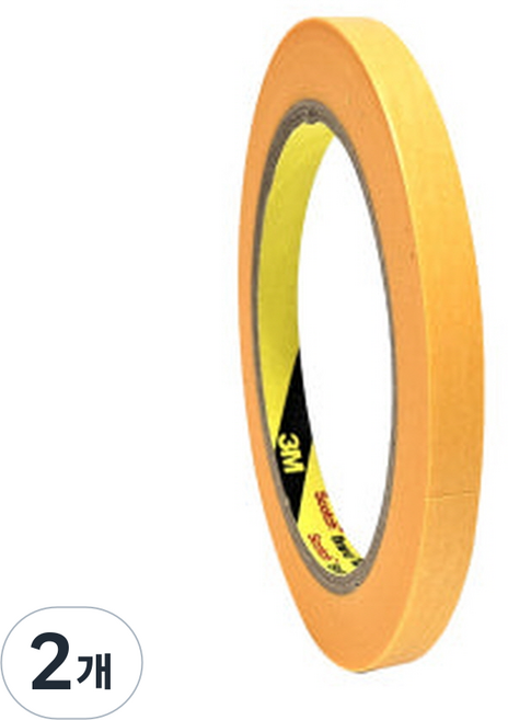 쓰리엠 244 마스킹테이프 5미리 50미터 5mm x50m, 2개