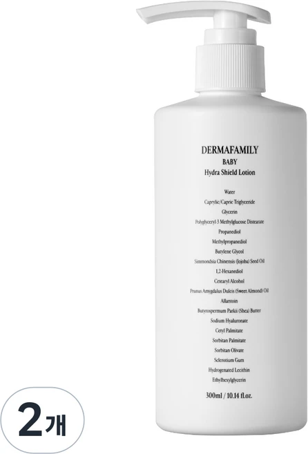 더마패밀리 하이드라 쉴드 베이비 로션, 2개, 300ml - 쿠팡