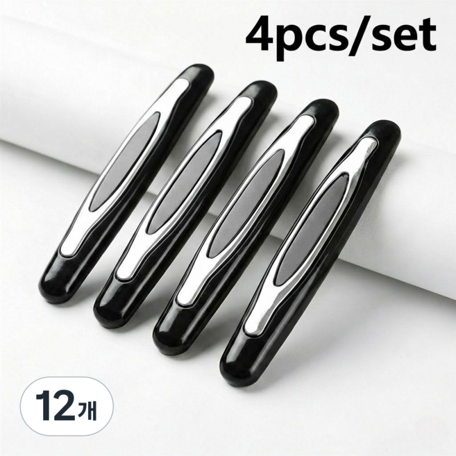 벤트라스 흔적없는 자동차 문콕방지 도어 가드, 12개, 블랙