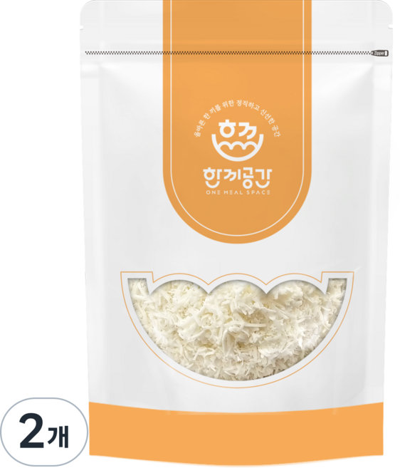 한끼공간 코코넛 롱 슬라이스 베이킹 홈쿠킹, 2개, 700g