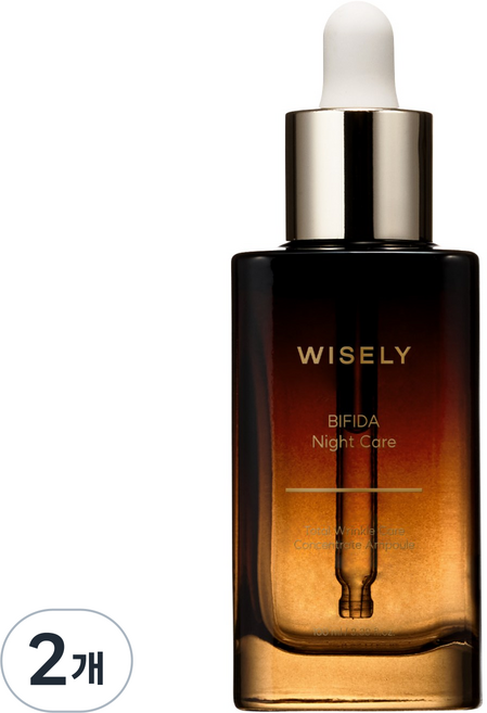 와이즐리 비피다 나이트 케어 주름 개선 갈색병 앰플(대용량), 2개, 100ml