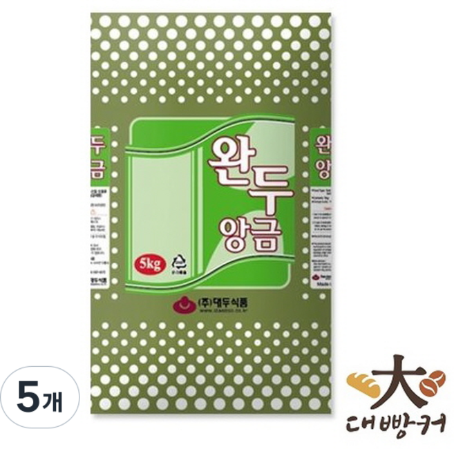 대두 완두앙금, 5개, 5kg