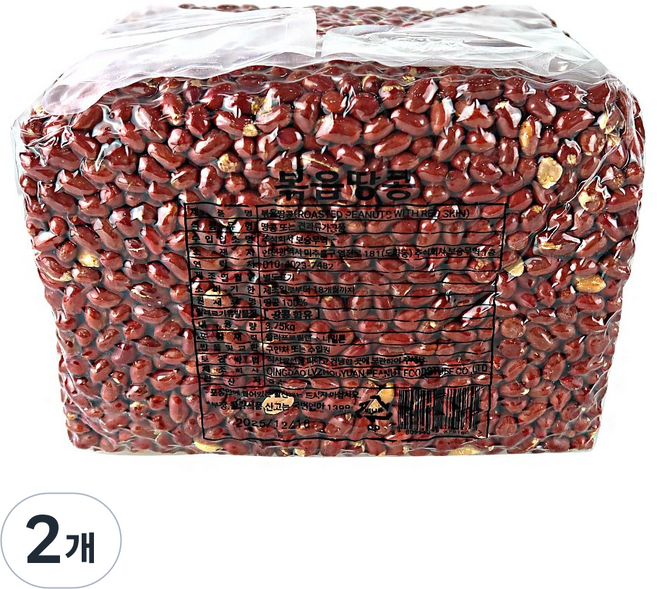 (배터짐) 25년 12월 햇 볶은땅콩 땅콩 (소알), 2개, 3.75kg
