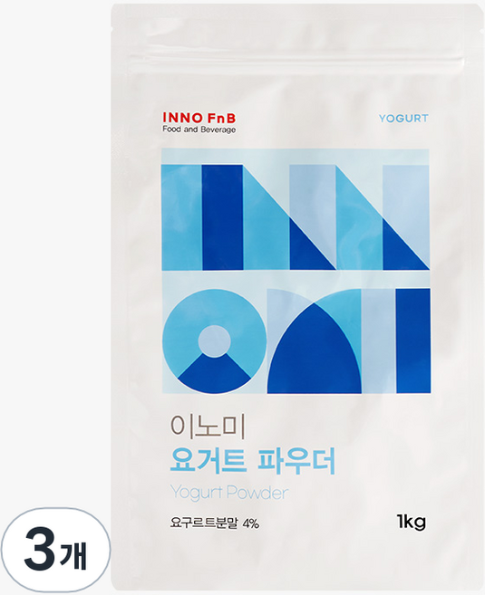 이노라이즈 이노미 요거트 파우더, 1kg, 3개, 1개입