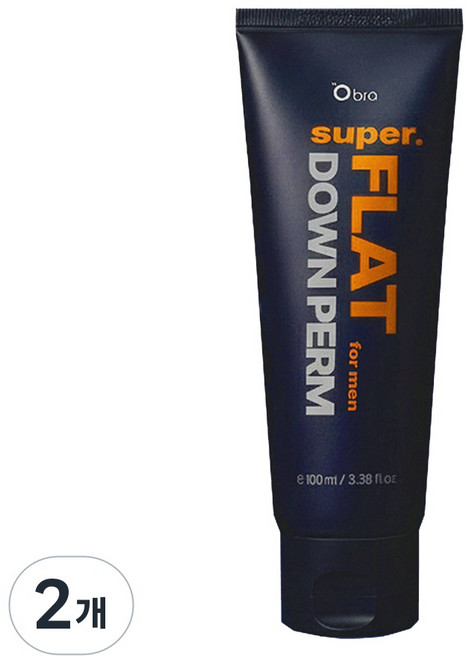 오브라 슈퍼 플랫 다운펌 + 올인원 셀프키트, 2개, 100ml